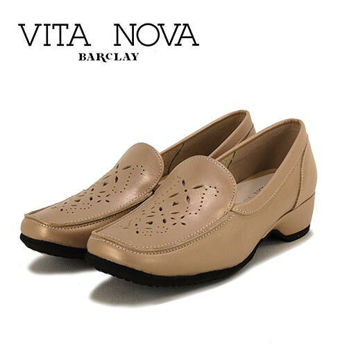 ビタノーバ　VITA NOVA　革　レザーカット　シンプルモカシン　ローファー｜GHILLI