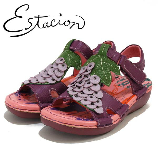 楽天市場】estacion エスタシオン MS10 レディース 本革サンダル