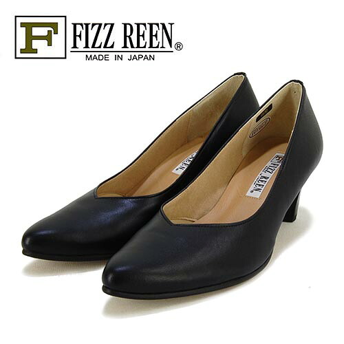 FIZZREEN フィズリーン　革　Vカット　プレンパンプス｜GHILLI 10,692円