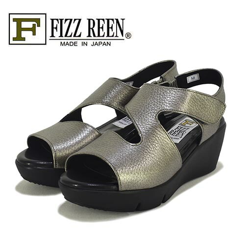 FIZZREEN　フィズリーン　革　甲ストラップ　厚底サンダル 9,900円