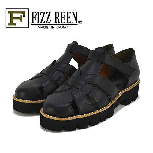 FIZZREEN フィズリーン 革 マニッシュ グルカシューズ
