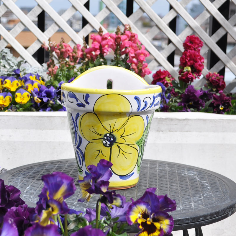 スペイン鉢 ガーデニング雑貨 スペイン製 植木鉢 壁掛け用選べる2個セット デコラ お花ポット テラコッタ おしゃれ ガーデニング ガーデン 雑貨 送料無料 インテリア雑貨 おうち時間 大人かわいい雑貨 Educaps Com Br