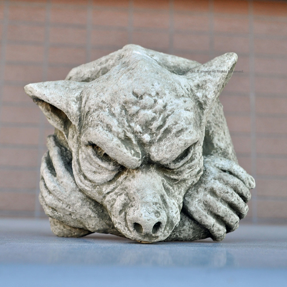 残1。ピーピングガーゴイル　イギリス製品 楽天市場】楽天ランキング1位【ガーゴイルF】【ストーン製