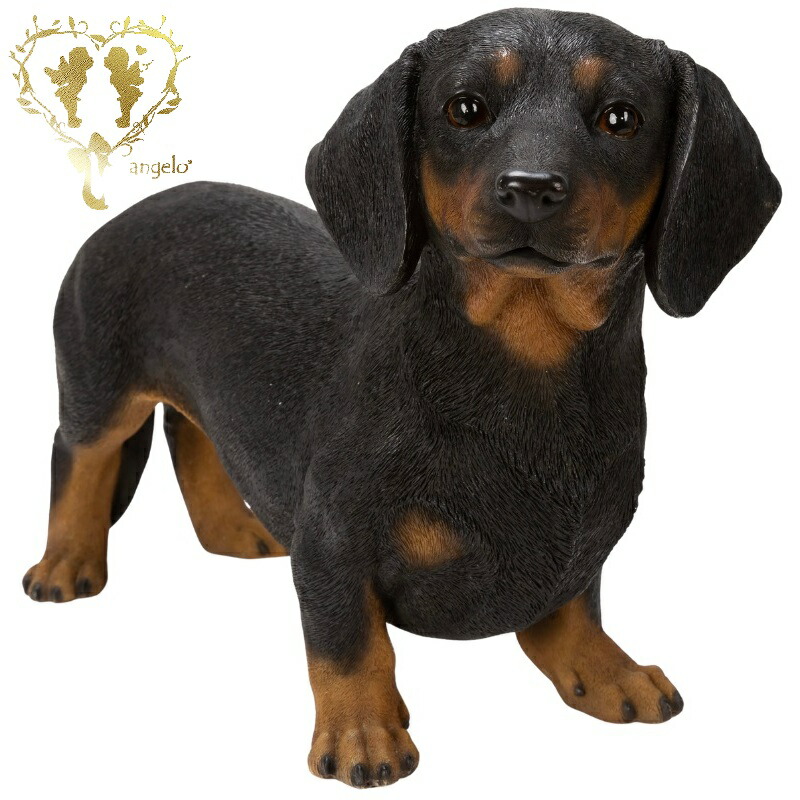 楽天市場】【お座りダックスフンド ブラックタン】 本物そっくり 犬