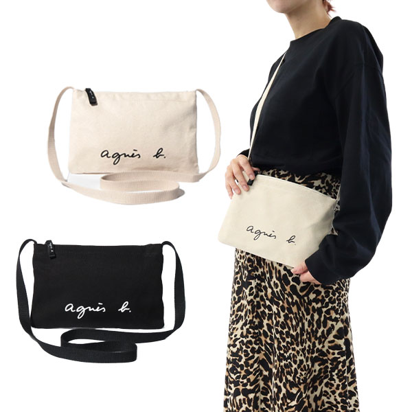 agnesb.VOYAGE アニエスベー バッグ ショルダー サコッシュ ロゴ GO03-07 ボヤージュ 喜ばれるギフト|思いやりギフト&ケア専門館
