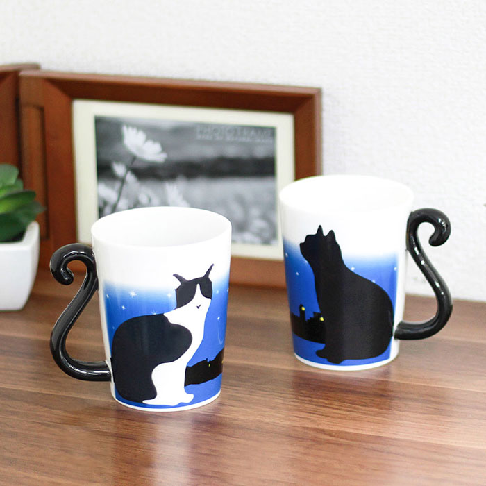 楽天市場】ツインマグ 色変わり（夜明け）マグカップ ペア ツイン