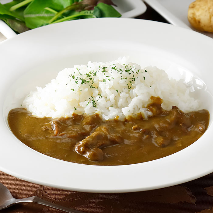 オーベルジーヌ ビーフカレー(甘口) 10個セット 欧風 レトルトカレー 芸能人 御用達 ロケ弁|グルチョ-お取り寄せご褒美便-