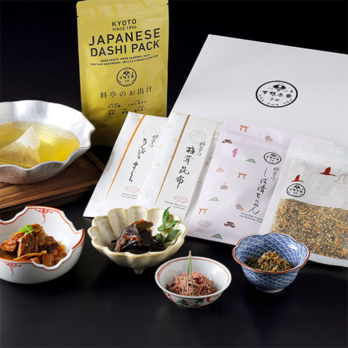 【下鴨茶寮】 下鴨茶寮の逸品詰め合わせ 5種 料亭のお出汁 ご飯のお供 贈答 ギフト 高級 惣菜 和食 きんぴら ちりめん 昆布 御歳暮ギフト 御歳暮ギフト