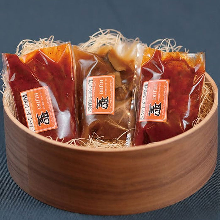 3種ソースの神戸牛入り黒毛和牛100％ハンバーグ10個（贈答用木箱付） デミグラスソース 和風きのこソース ミートソース 素焼き御歳暮ギフト
