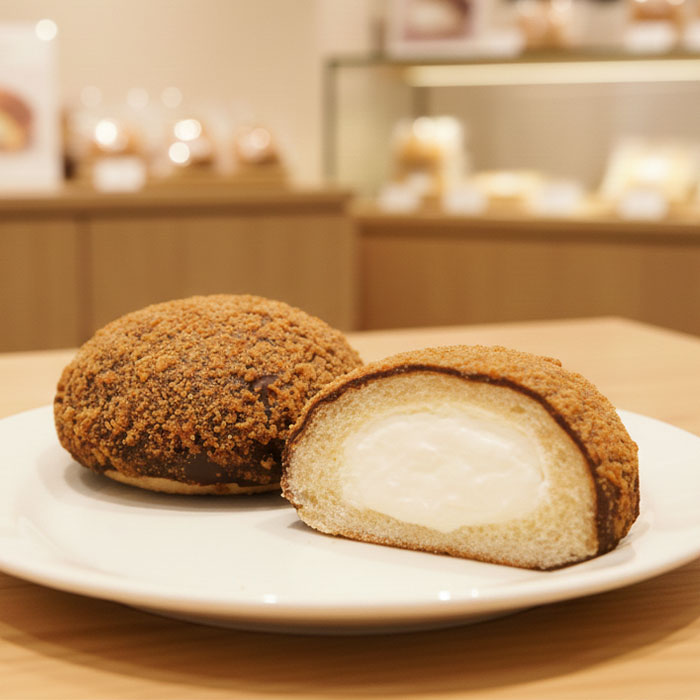 楽天市場】ブラックモンブラン生クリームパン（8個入）清水屋 クリーム