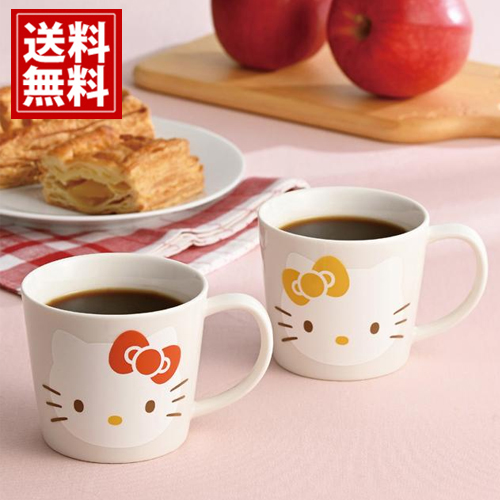 レア　ハローキティ＆ ダニエル ウェディングマグカップ　ペアセット　箱入り ハローキティ & ディアダニエル ペアマグカップ(ウェディング
