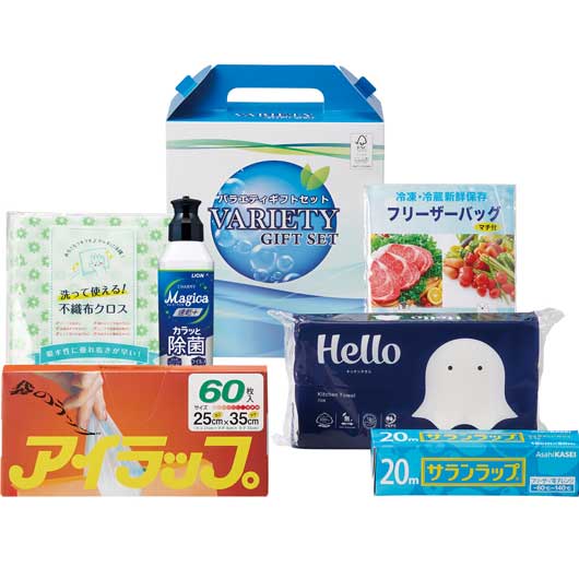 【クーポン有り】 販促品 キッチン用品 【10個単位】暮らし快適６点セット キッチン用品 販促品 キッチン用品 1500円 人気 1000円台 敬老会 プレゼント イベント セール sale｜ギフトショップ モモフク