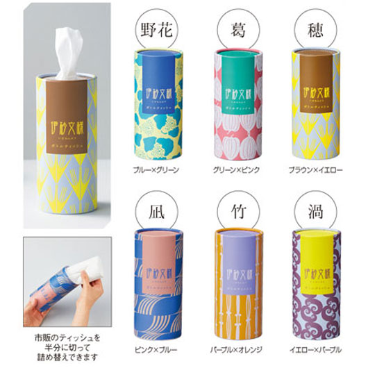 伊砂文様 瓶ティッシュ 和柄 ティッシュ入れもの 詰め替え能力のある 割り増し金 粗品 ノベルティ 販促品 プチギフト 不死化品 室内装飾雑貨 日本製 言い慣わし柄 和今めかしい