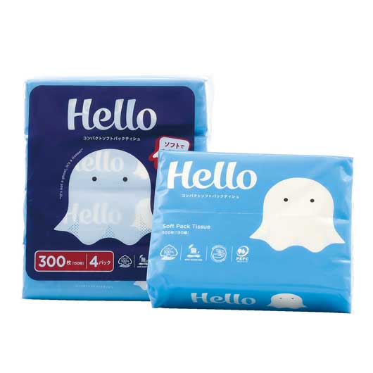 【クーポン有り】 販促品 キッチン消耗品その他 【16個単位】ハローコンパクトソフトパックティッシュ150W4個組 キッチン消耗品その他 ウィルス対策 予防グッズ 衛生用品 販促品 キッチン消耗品その他 500円 人気 400円台 敬老会 プ