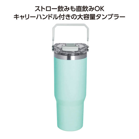 【クーポン有り】 販促品 タンブラー ストロー付２ＷＡＹタンブラー９００ｍｌ　グリーン タンブラー 販促品 タンブラー 2000円 人気 2000円台 敬老会 プレゼント イベント セール sale