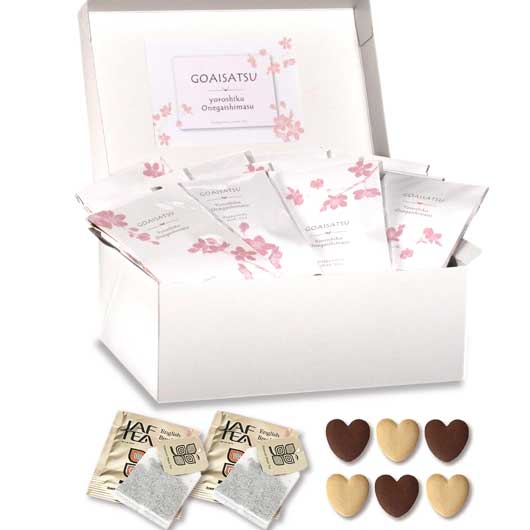 【クーポン有り】【10%OFF】 プチギフト お菓子セット 【送料無料】 【箱入り＆プレート付き】ご挨拶プチ寿SAKURA Box クッキー プチギフト お菓子 母の日ギフト 子ども会 プチギフト 入学 出産内祝い 出産 内祝 プ
