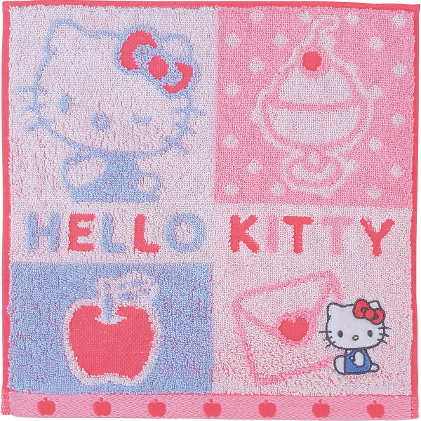 Hello Kitty ハンドタオル24枚セット ぬいぐるみ付き ハローキティ ループ付きタオル3枚セット｜サンリオオンライン