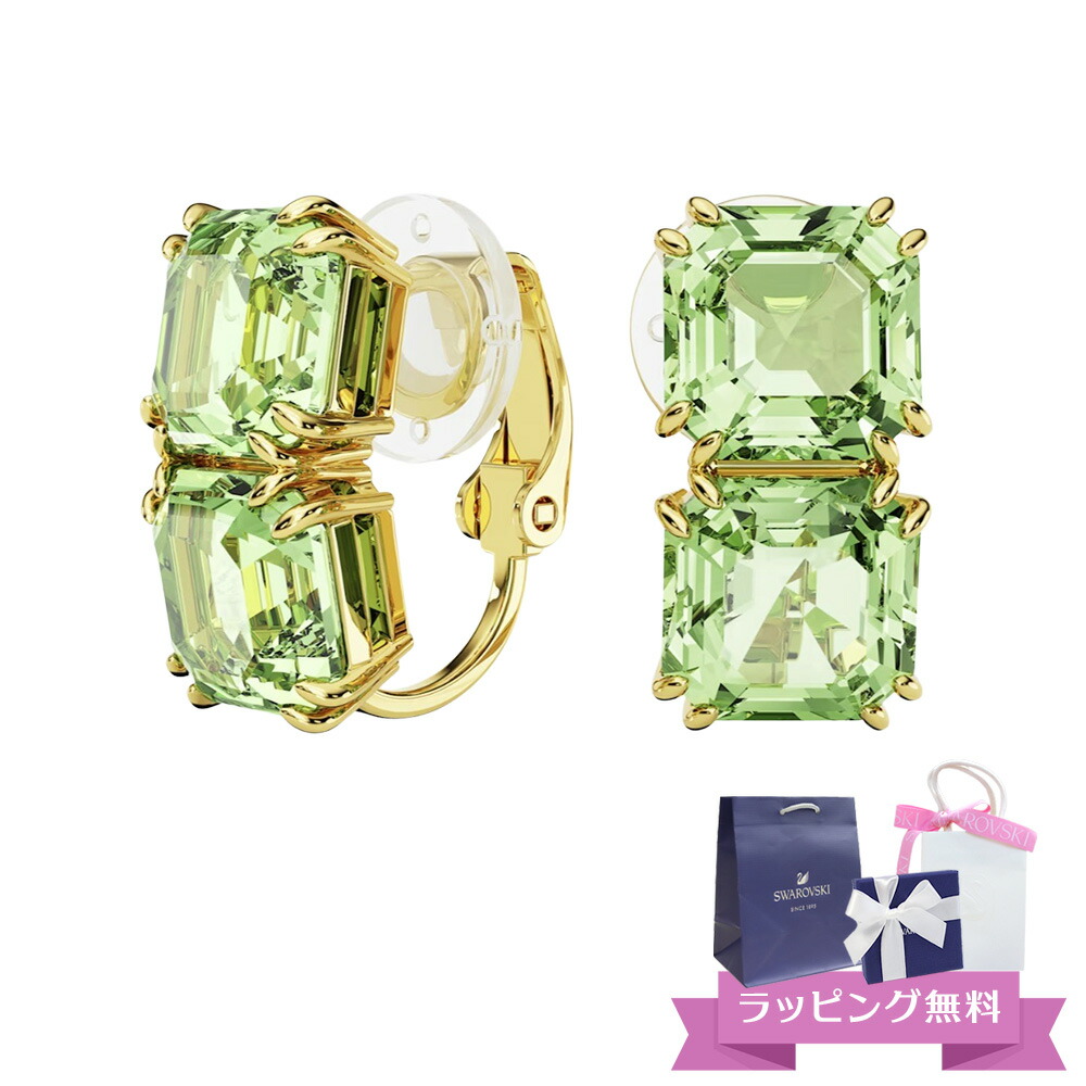 【SWAROVSKI】Idyllia クリップイヤリング  5692635 Idyllia clip earrings, Mixed cuts, Half snowflake, White