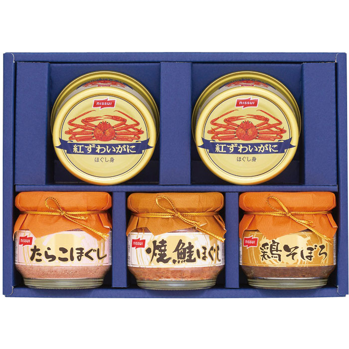 【選べる箱数(1～6箱)】 ニッスイ かに缶詰・瓶詰ギフト (BK-30D) 【送料込み価格】