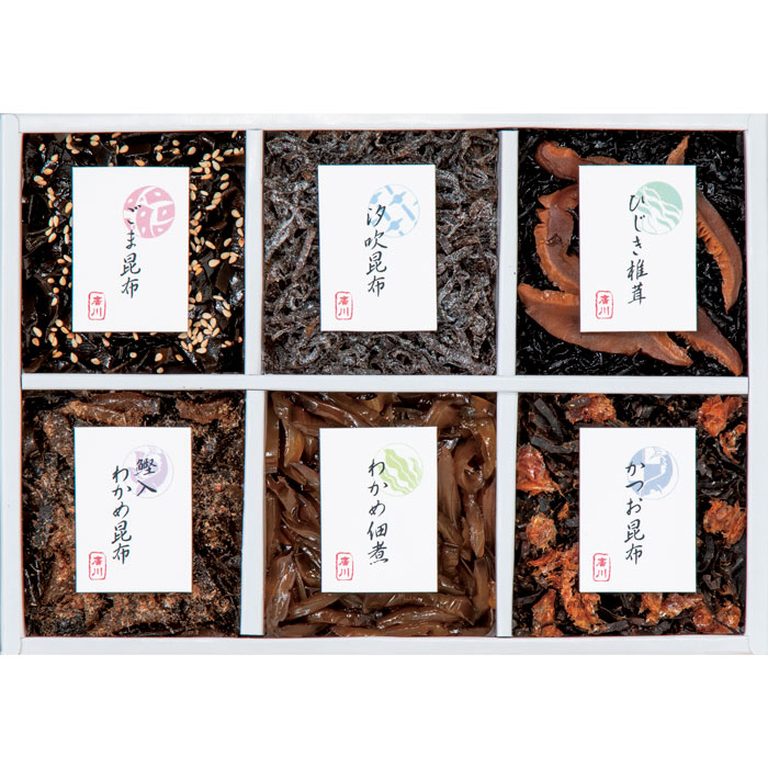 【選べる箱数（1～10箱）】廣川昆布御昆布 6品佃煮詰合せ（KB-20/200-43）【送料込み価格】｜ギフトギャラリー石橋