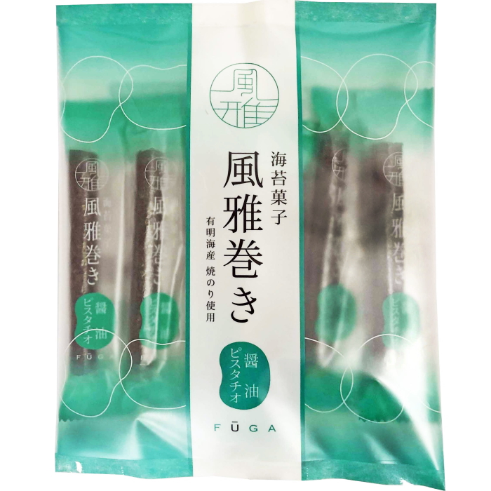 楽天市場】【まとめて購入】海苔菓子 お手土産 風雅巻きバラエティ８本入×５袋”お得なパックを５袋まとめておとどけ”【送料込み価格】【箱無し・包装不可】”熊本県産”  : ギフトギャラリー石橋