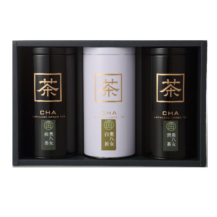 【選べる箱数(1~10箱)】生粋の奥八女茶煎茶(120g×2缶)・白折(120g×1缶)(KD-50)角田製茶|ギフトギャラリー石橋