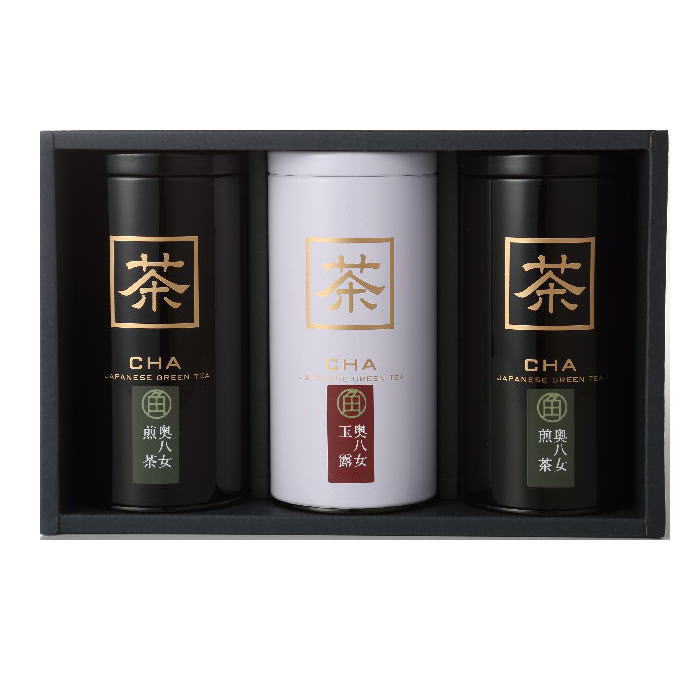 【選べる箱数（1～10箱）】生粋の奥八女茶玉露（150g）・煎茶（150g&times;2缶）（KD-100）角田製茶｜ギフトギャラリー石橋