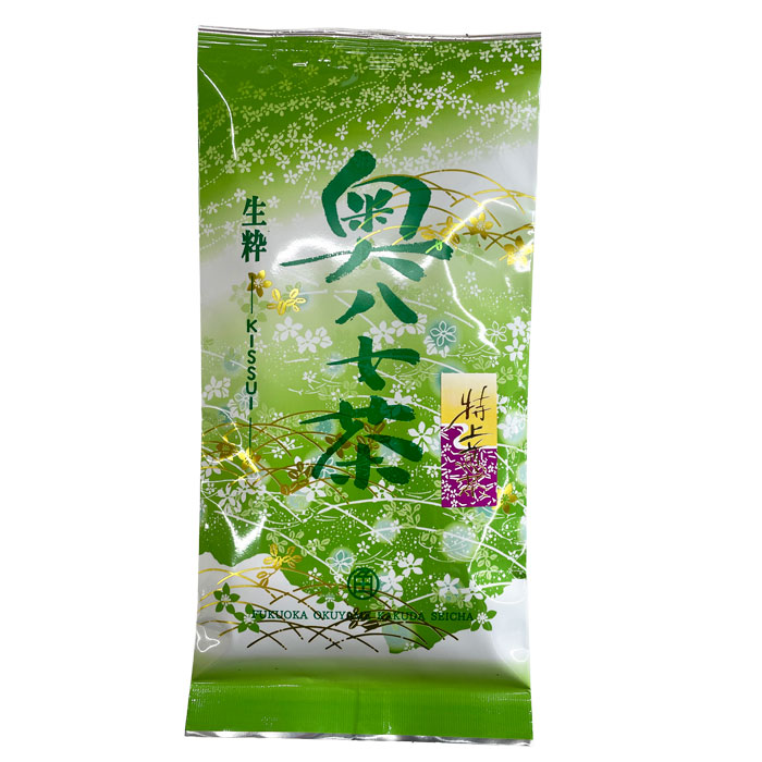 【選べる袋数(1～10袋)】 生粋の奥八女茶 特上煎茶100g 【箱無し】 【送料込み価格】 角田製茶