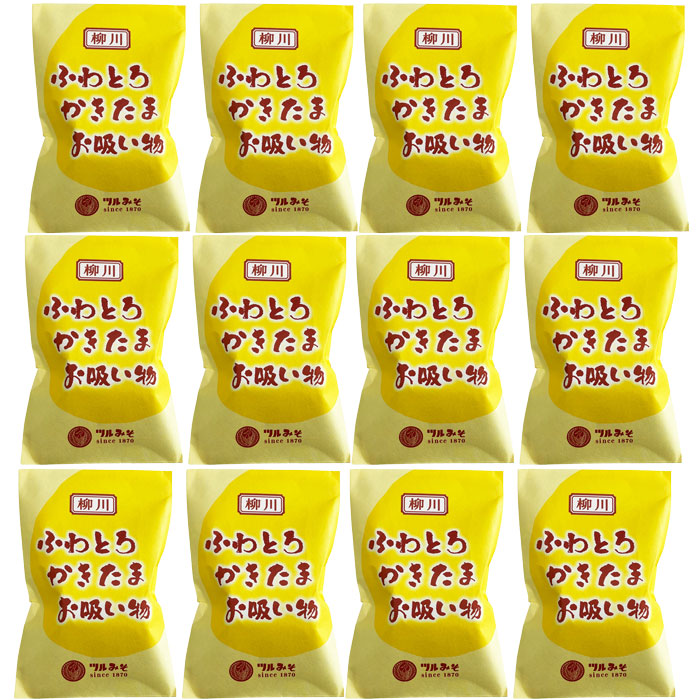 【選べる箱数（1～10箱）】 ツル味噌　ふわとろかきたまお吸い物12食入（箱入） 【送料込み価格】