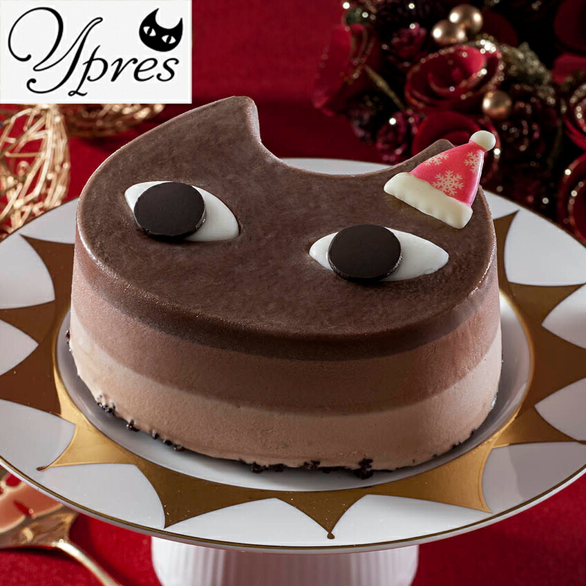 楽天市場】2025年 クリスマスケーキ 送料無料 【Xmas】イーぺルの猫