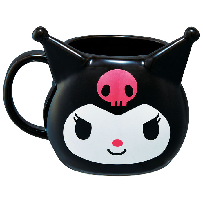 【選べる個数（1～10個）】サンリオキャラクターズ瀬戸ものダイカットマグカップ＜クロミ＞（390ml）（CHMGD4）【貨物輸送込み通貨価値】