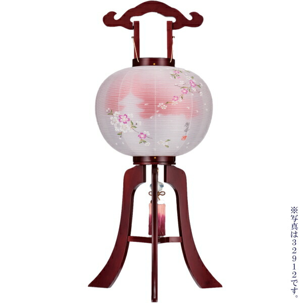 【選べる大きさ：10号・11号・12号】＜京城・桜＞百景・墨付き絵桜 二重張大内（一個）（32910･32911･32912）