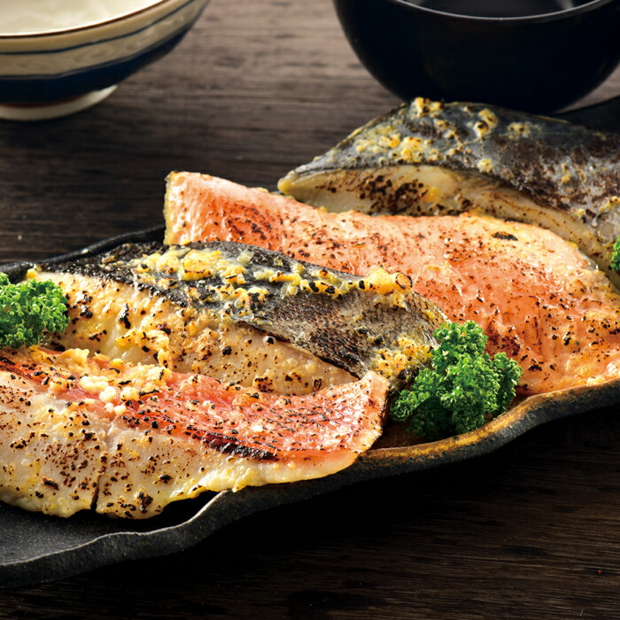 海鮮味噌漬け6種6切（YS-625）”サーモン・さわら・銀だら・金目鯛