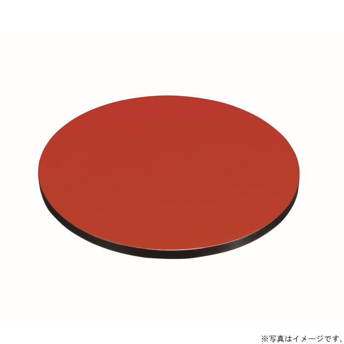 【選べる枚数（1～10枚）】5.0 丸板 黒／朱（φ15×1cm）ＭＤＦ（27-49-7A）【送料込み価格】<br>