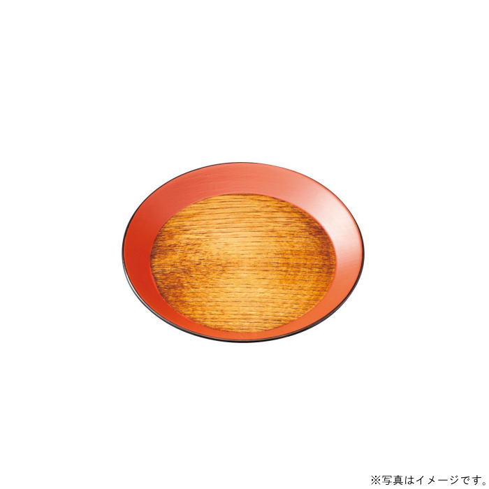 【選べる枚数（1～10枚）】4.0丸盆（径12珊)黒江塗 敷島盆 栓 漆手塗木製（27-6-1A）【貨物輸送込み通貨価値】\u003cBR\u003e