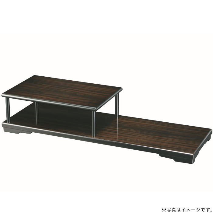 楽天市場】飾り棚 黒檀調 一段 25-62-2 送料無料 : 足利屋楽天市場店