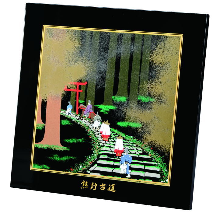 【選べる個数（1～10個）】 熊野古道シリーズ 蒔絵額 （27-2-3） 【送料込み価格】