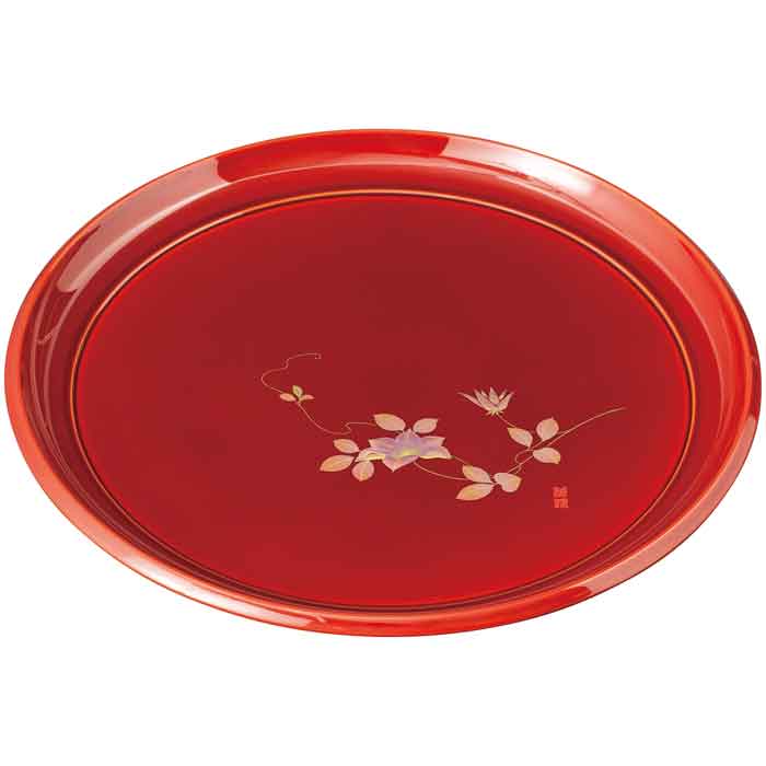 飛騨春慶　丸盆 dca38dc74cebfaf16275b9f64ad603