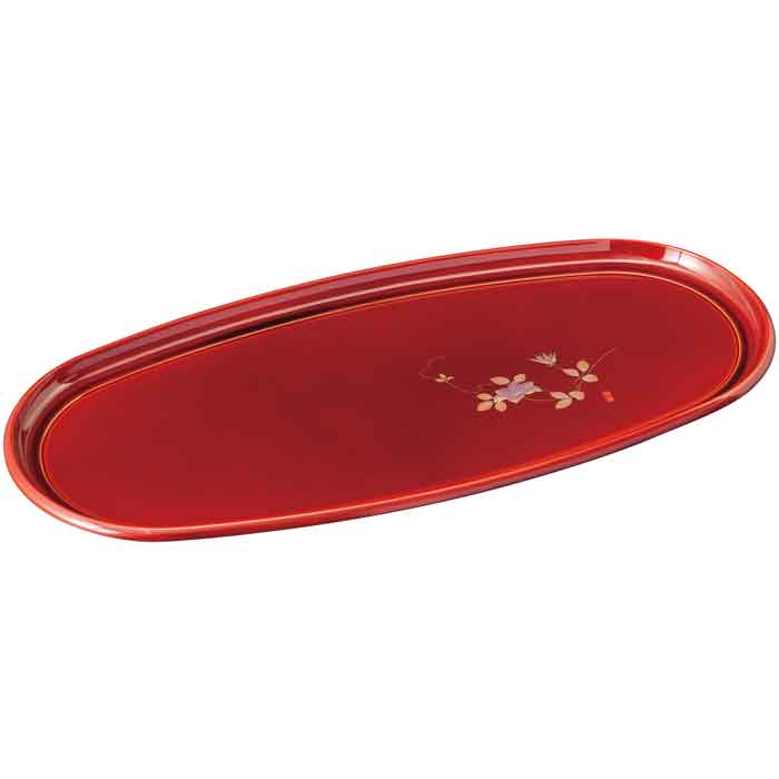 紀州塗　いつものうるし　春小判盆 楽天市場】紀州塗 いつものうるし 春小判盆 2012-1 ギフト対応不可