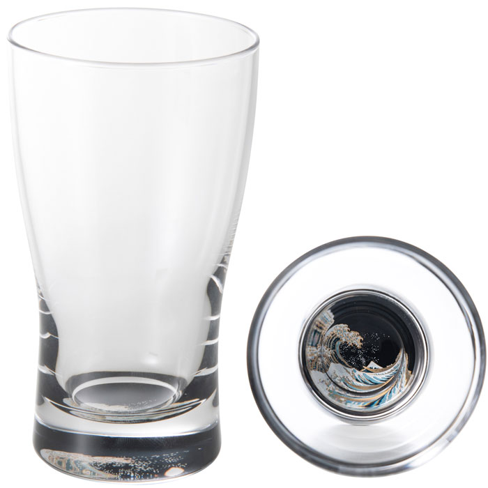 【選べる箱数(1~10箱)】紀州漆器× ガラス北斎 ミニグラス<蒔絵波裏に富士>(0771086)【送料込み価格】|ギフトギャラリー石橋