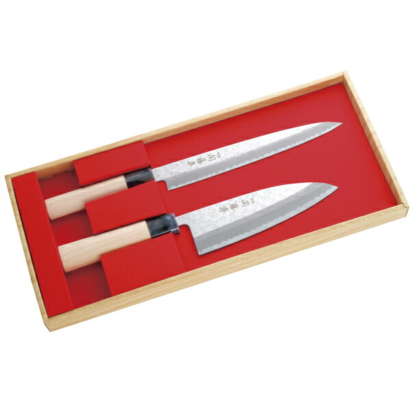 楽天市場】関藤平 鎚起包丁2本組セット(刺身包丁・出刃包丁) C6126595