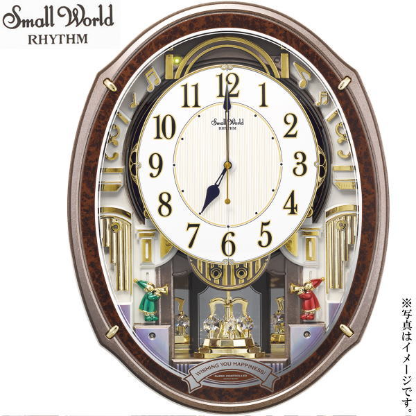 楽天市場】プライムオルガニート 4MH848RH06 リズム時計 名入れ無料