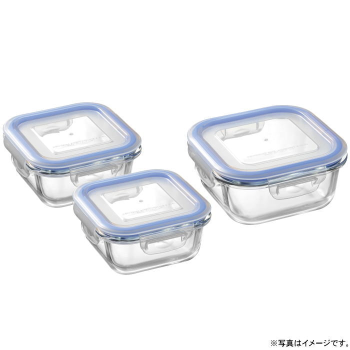【選べる箱数(1~10箱)】レッシュ 耐熱ガラス容器3点セット(ME-7396)【送料込み価格】|ギフトギャラリー石橋