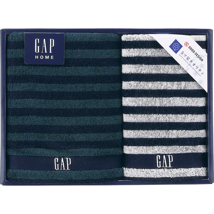 【選べる箱数（1～10箱）】 GAP HOME タオルセット （フェイスタオル＆ウォッシュタオル） （54-3049200） 【送料込み価格】