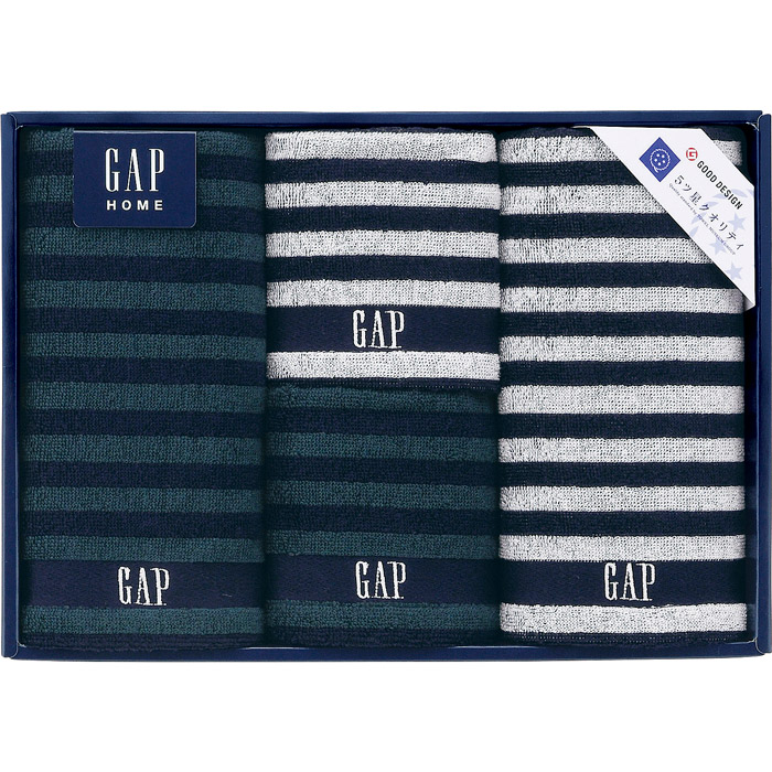 【選べる箱数（1～10箱）】GAP HOME西洋手ぬぐい書き割り（人間の顔西洋手ぬぐい2P＆ウォッシュタオル2P）（54-3049400）【貨物輸送込み通貨価値】