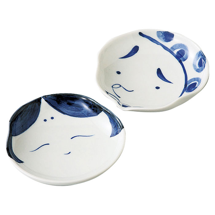 【選べる箱数（1～10箱）】和山おかめひょっとこ 小皿有りの実（40332）”含み笑いのこぼれる贈りその儀”【貨物輸送込み必要経費】