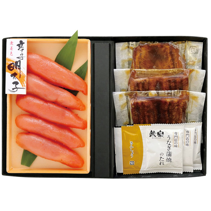 うなぎ蒲焼と辛子明太子詰合せ （MA-15） 【メーカー直送】