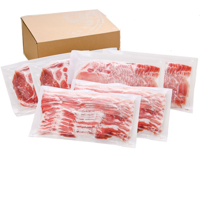 かごしま黒豚しゃぶしゃぶ 食べ比べ1800g(AKR-03)(製造:AKR Food Company)【産地直送:冷凍】|ギフトギャラリー石橋