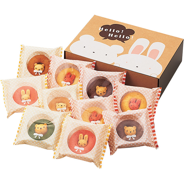 【選べる箱数（1～10箱）】 アニマルドーナツ　10個 （ANM-25） 【送料込み価格】