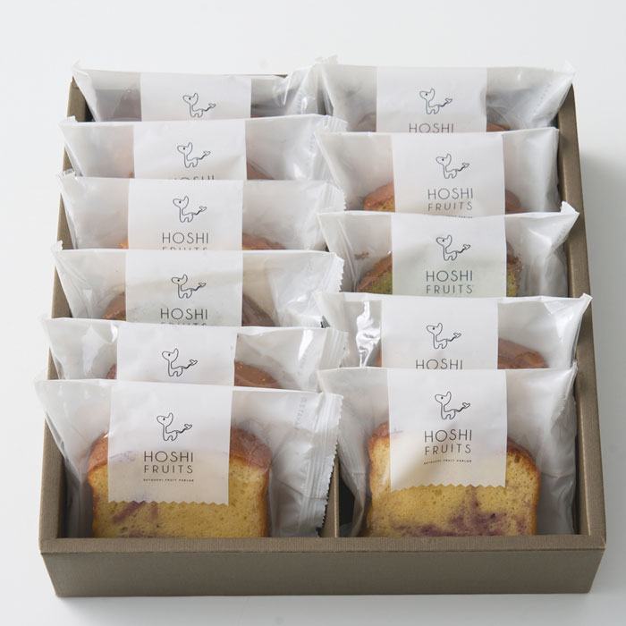 【選べる箱数（1～5箱）】 ホシフルーツ 果実のしっとりパウンドケーキ　１１個 （HFKP-007） 【送料込み価格】